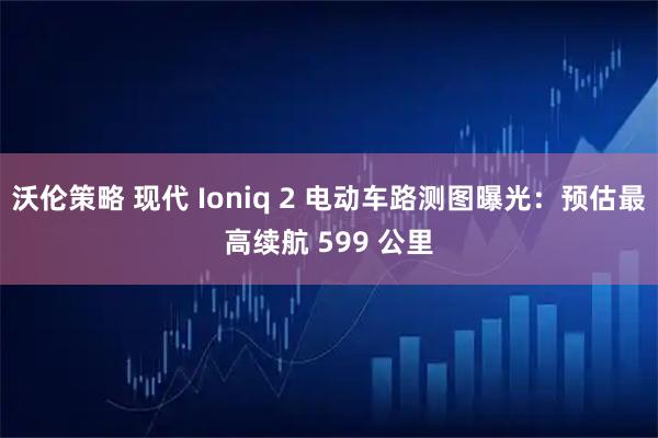 沃伦策略 现代 Ioniq 2 电动车路测图曝光：预估最高续航 599 公里
